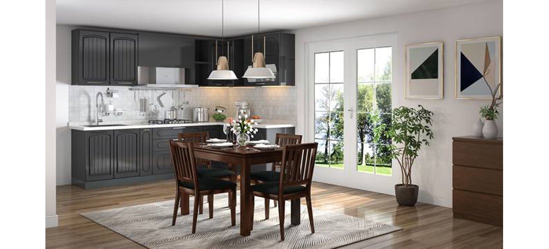 Diner 4 Seater Dining Table Set